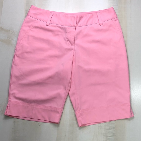 pink golf shorts